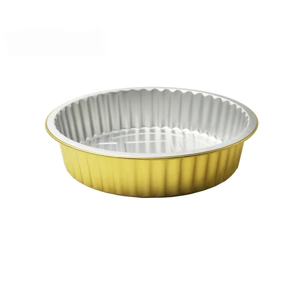 YY250-2000 2000ml/4.4lb 10 inch Disposable Aluminum Foil Pie Pans with Lids