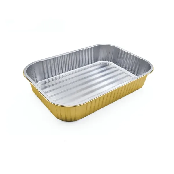 YC330-3500 3500ml/7.7lb 9x13 Disposable Aluminum Foil Pan with Lids