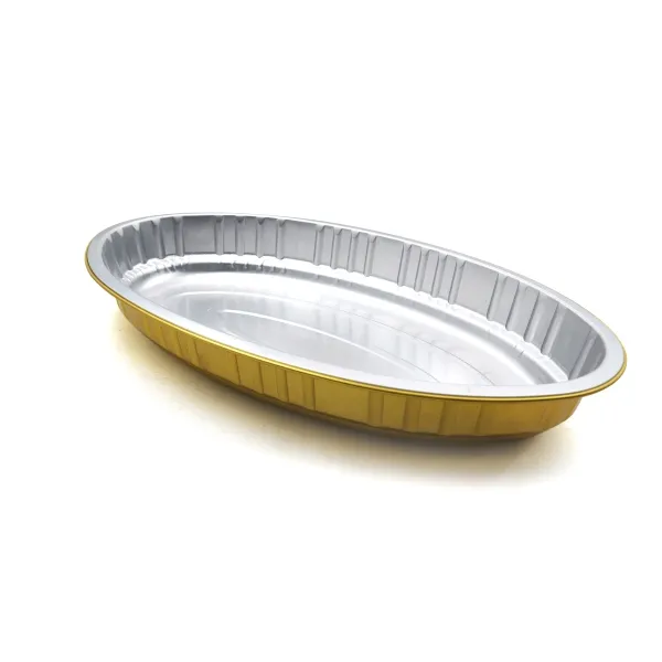 YL425-3760 3760ml/8.25lb Oval Aluminum Pan